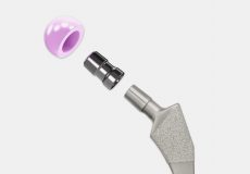 BioBall DELTA™ Keramik-Steckkopf. Funktionsprinzip mit Hüftschaft und BioBall® Adapter - Hüftchirurgie