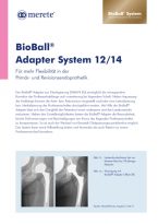 Flyer BioBall® Adapter 12/14 – Hüftchirurgie Merete GmbH
