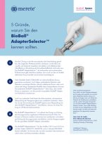 Flyer BioBall® AdapterSelector™ – Hüftchirurgie Merete GmbH
