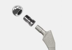 BioBall® Metall-Steckkopf. Funktionsprinzip mit Hüftschaft und BioBall® Adapter - Hüftchirurgie