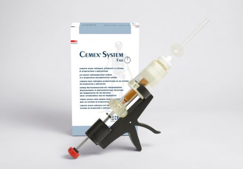 Schnellabbindender Knochenzement Cemex® System FAST zur Systemanmischung mit Zementpistole