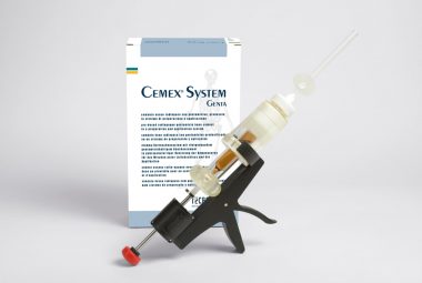 Cemex® System Genta All-in-one system mixing with Gentamicin with with cement mixing in air-tight system, no additional vacuum needed