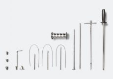 Metal Cemover® zur Entfernung von Knochenzement, Darstellung der Instrumente