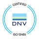 ISO 13485 certified by DNV